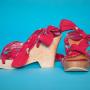 Jill Stuart Wooden Wrap Sandals