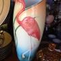 Vintage Flamingo Vase