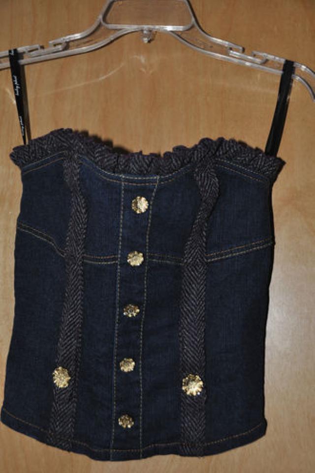 Jean Corset Top