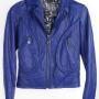Doma - Blue/Purple Leather Jacket