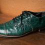 Green Crocodile Shoe